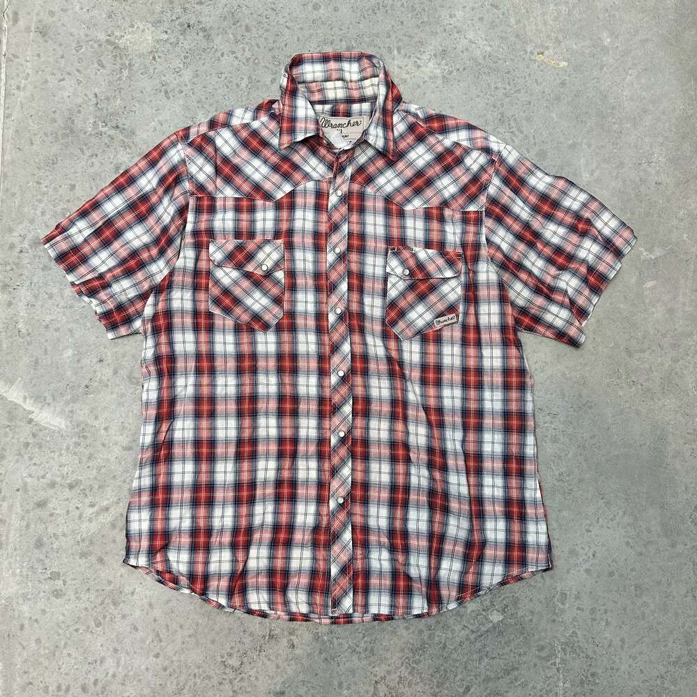 Wrancher by Wrangler Pearl Snap Western Shirt - XL